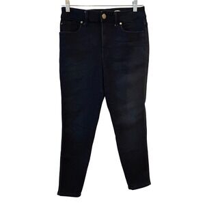 Seven7 Jeans High Rise Skinny Crop Dark Wash‎ Women's Size 10